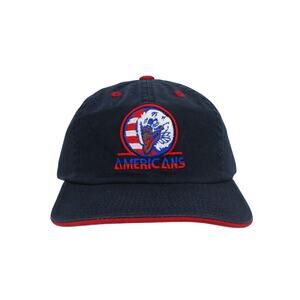 Vintage Tri-City Americans Hockey Hook and Loop Back Hat One Size Cotton